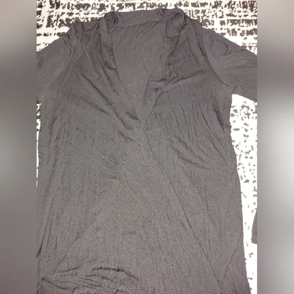 EUC Lanston Black Surplice Drape Top - Size Small! - Picture 7 of 12